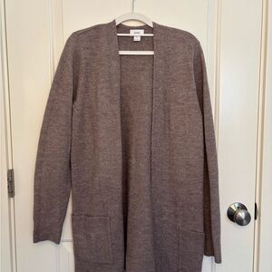 Old Navy Cozy Brown Open-Front Sweater